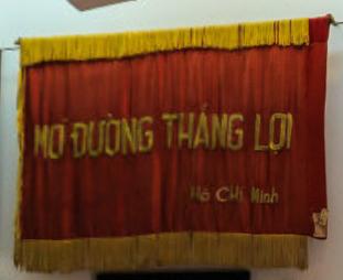Flag from Vietnamese Military History Museum